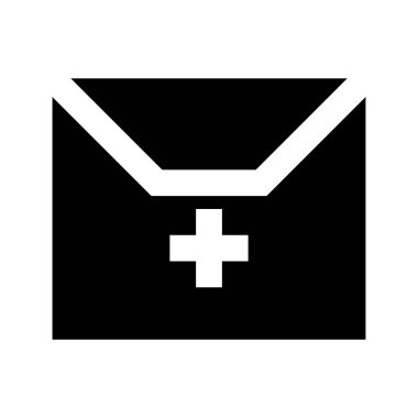 posta zarfı simgesi, vektör illüstrasyonu 