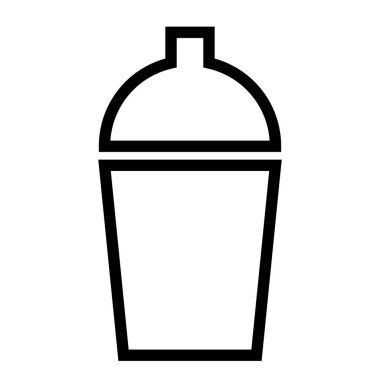 Shaker simgesi, vektör illüstrasyonu