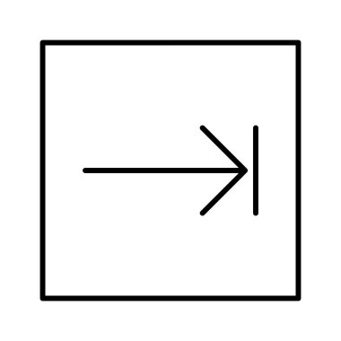 Sonraki Ok simgesi, vektör