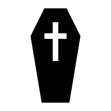 tabut simgesi, vektör illüstrasyonu