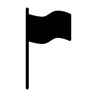 bayrak simgesi, vektör illüstrasyonu