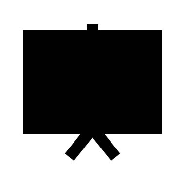 Tahta simgesi, vektör illüstrasyonu 