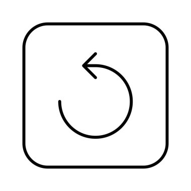 Arrow simgesi, vektör illüstrasyonunu tekrarla  