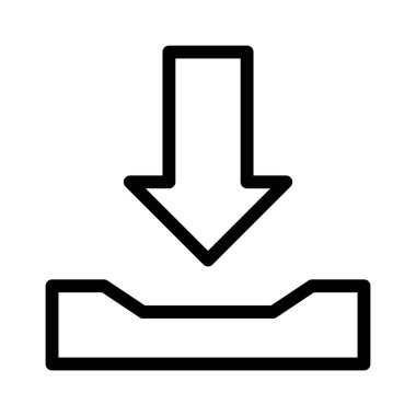 Simge indir, vektör illüstrasyonu