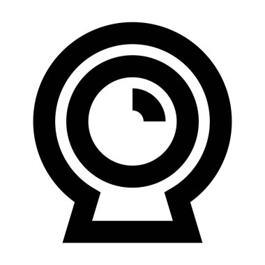 Webcam Elektronik simgesi, vektör illüstrasyonu