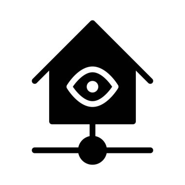 Ev Otomasyon simgesi, vektör illüstrasyonu