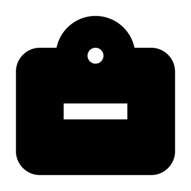 Alışveriş sembolü, Etiket Silme simgesi, vektör illüstrasyonu