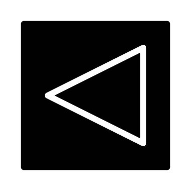 Sol Ok simgesi, vektör