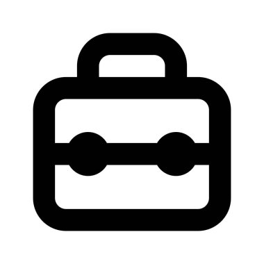 evrak çantası simgesi, vektör illüstrasyonu 