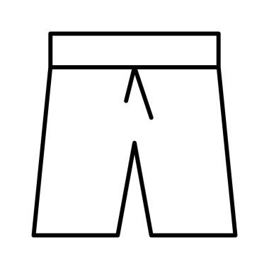  pantolon simgesi, vektör illüstrasyonu
