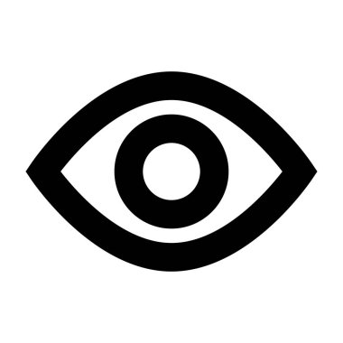 İnsan Gözü simgesi, vektör