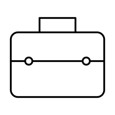 evrak çantası simgesi, vektör illüstrasyonu 