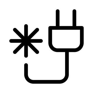 Güneş enerjisi simgesi, vektör illüstrasyonu