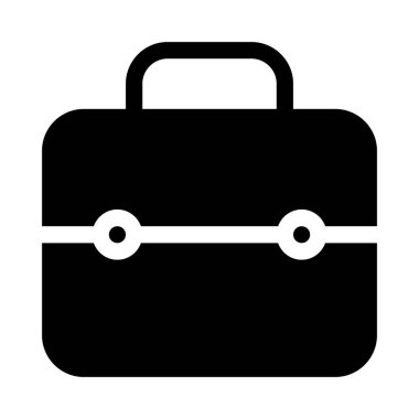 evrak çantası simgesi, vektör illüstrasyonu 