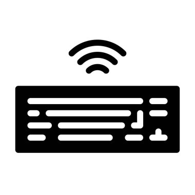  Klavye simgesi, vektör illüstrasyonu