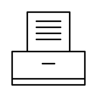 Arşiv simgesi, vektör illüstrasyonu