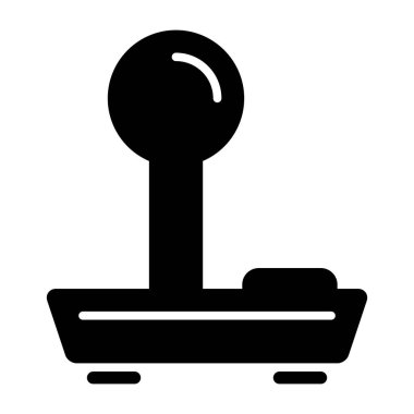 Joystick simgesi, vektör illüstrasyonu