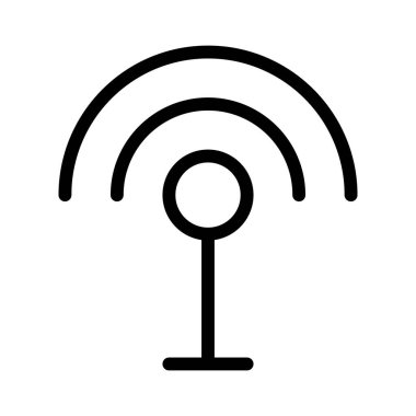 Anten simgesi, vektör illüstrasyonu