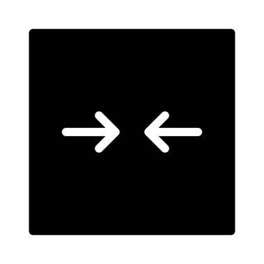 Slim Arrows simgesi, vektör illüstrasyonu