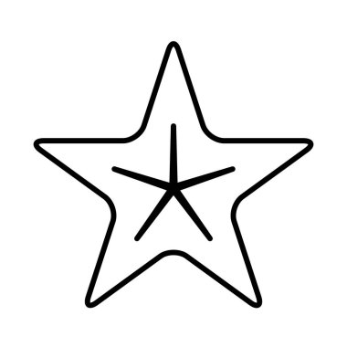 Yıldız simgesi, kalite derecesi, vektör illüstrasyonu