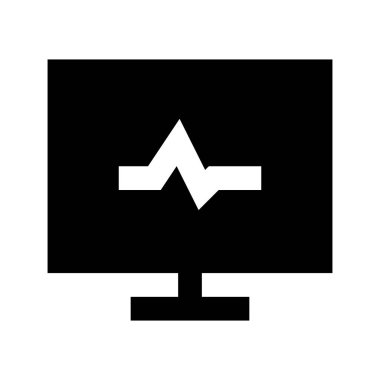 Kalp Nabzı Tıbbi simgeyi göster, vektör