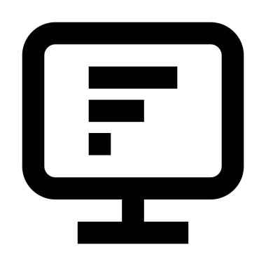 Beyaz arkaplan, vektör illüstrasyonunda simgeyi göster