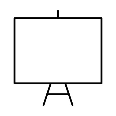 Tahta simgesi, vektör illüstrasyonu 