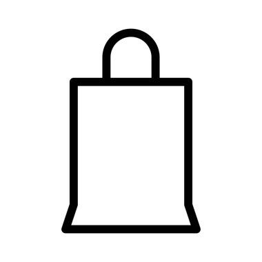 Alışveriş simgesi, vektör illüstrasyonu