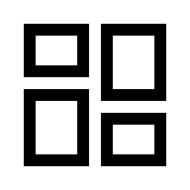 Izgara simgesi, vektör illüstrasyonu