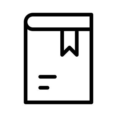 kitap simgesi, vektör illüstrasyonu