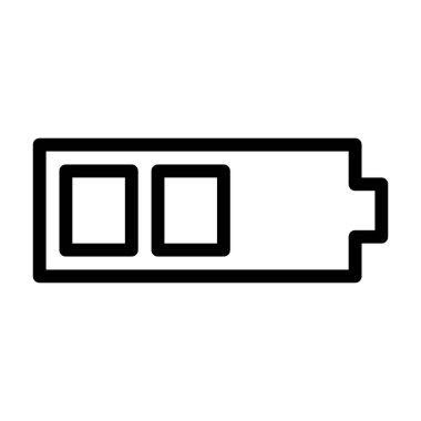 pil simgesi, vektör illüstrasyonu