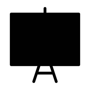 Tahta simgesi, vektör illüstrasyonu 