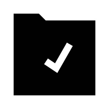 Dizin İndirme İşaretli beyaz arkaplan, vektör illüstrasyonunda simge