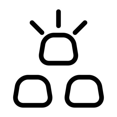 Altın Eşitlik simgesi, vektör illüstrasyonu