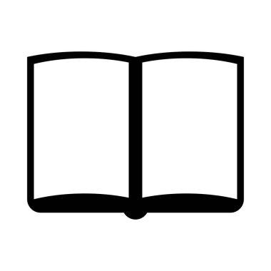 kitap simgesi, vektör illüstrasyonu