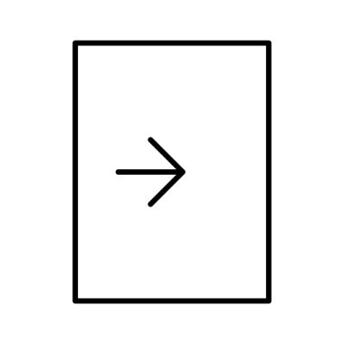 Giriş Uygulaması Web Arayüzü simgesi, vektör illüstrasyonu