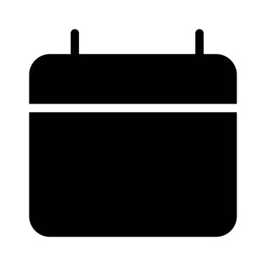 Takvim Tarihi simgesi, vektör illüstrasyonu