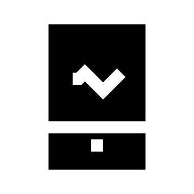 Smartphone Simgesi, vektör illüstrasyonu