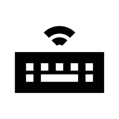  Klavye simgesi, vektör illüstrasyonu