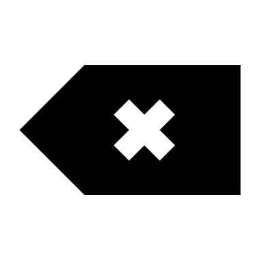 Simge, vektör illüstrasyonunu sil