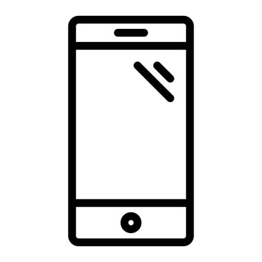 Mobil Aygıt Seo simgesi, vektör illüstrasyonu 