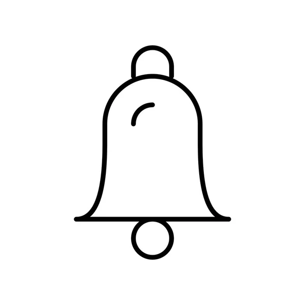 Ikona Dzwonka Ilustracja Wektora — Wektor stockowy