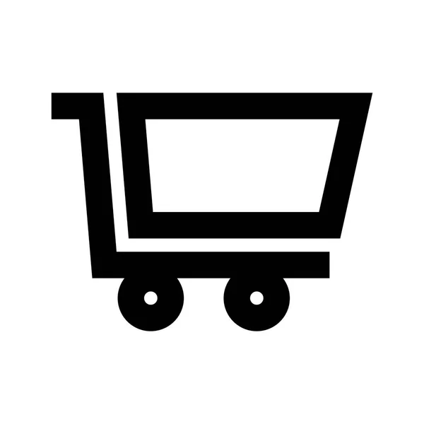 Cart Icon Vector Illustration — Stock Vector