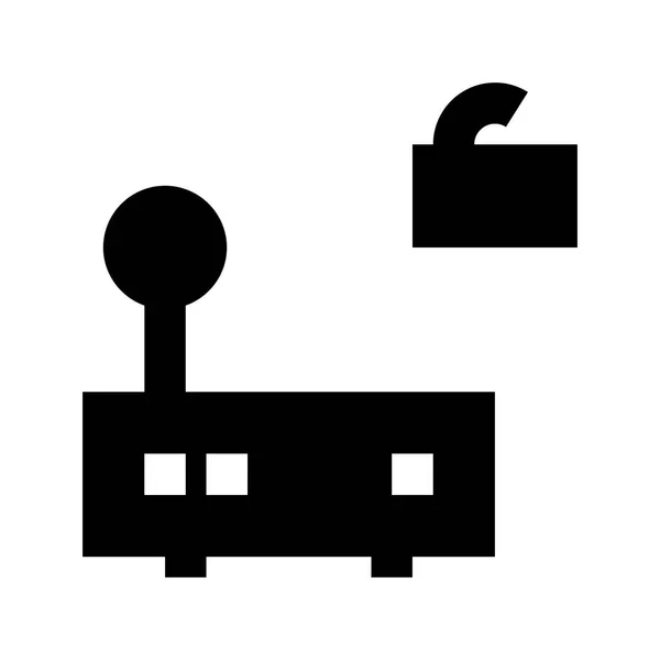 Router Sblocca Icona Sfondo Bianco Illustrazione Vettoriale — Vettoriale Stock