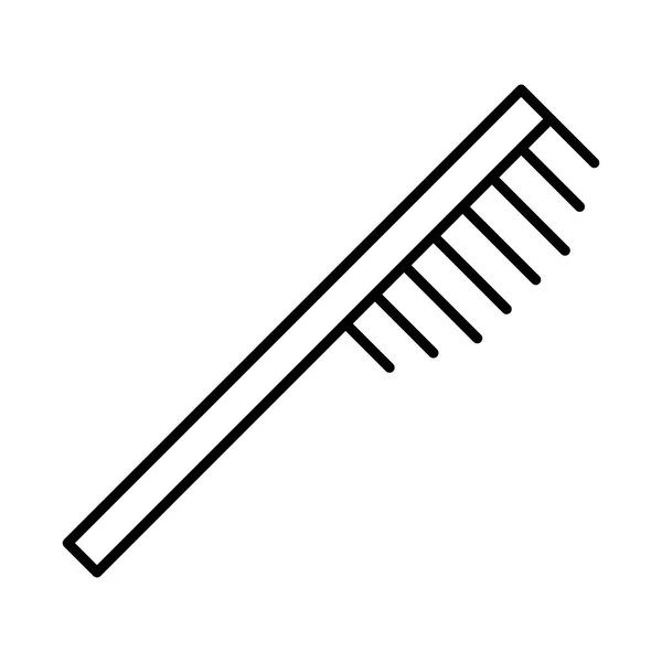 Brush Icon White Background Vector Illustration — Stock Vector