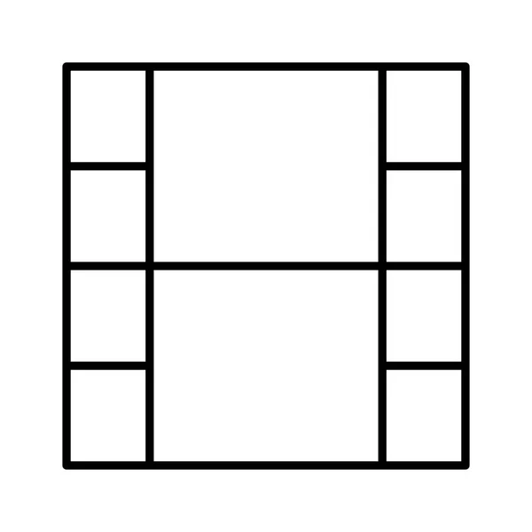 Filmstrip Media图标 矢量插图 — 图库矢量图片