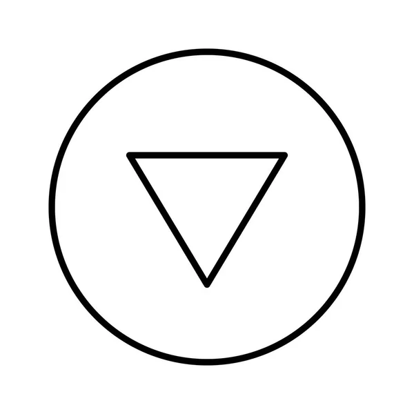 Big Arrow Icon Vector — Stock Vector