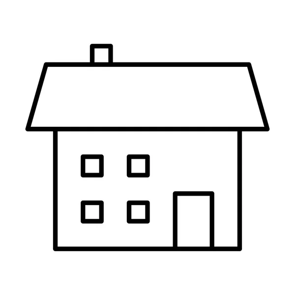 Huis Icoon Vector Illustratie — Stockvector