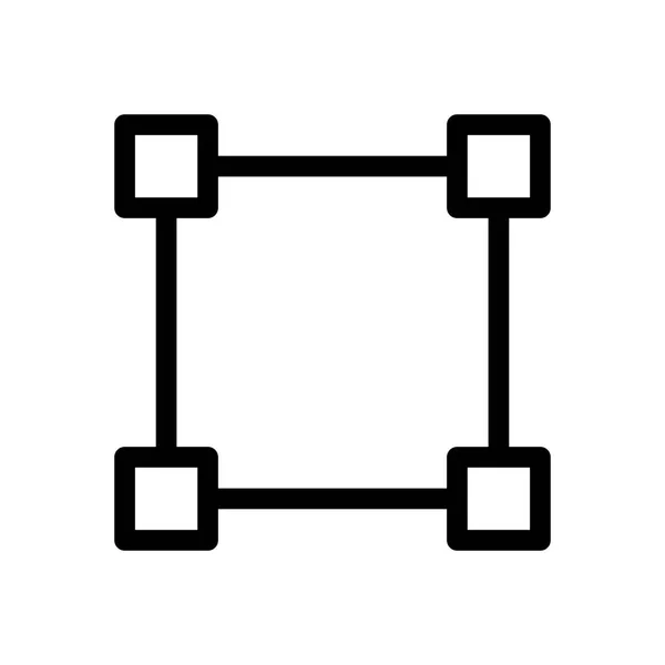 Pfeilsymbol Vollbildmodus Vektorabbildung — Stockvektor