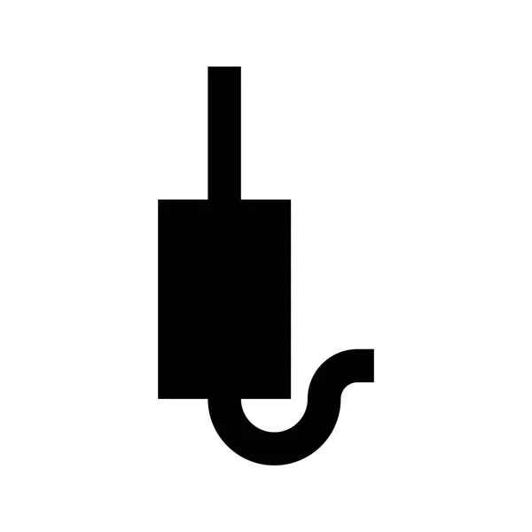 Audio Power Plug Icono Ilustración Vectorial — Archivo Imágenes Vectoriales